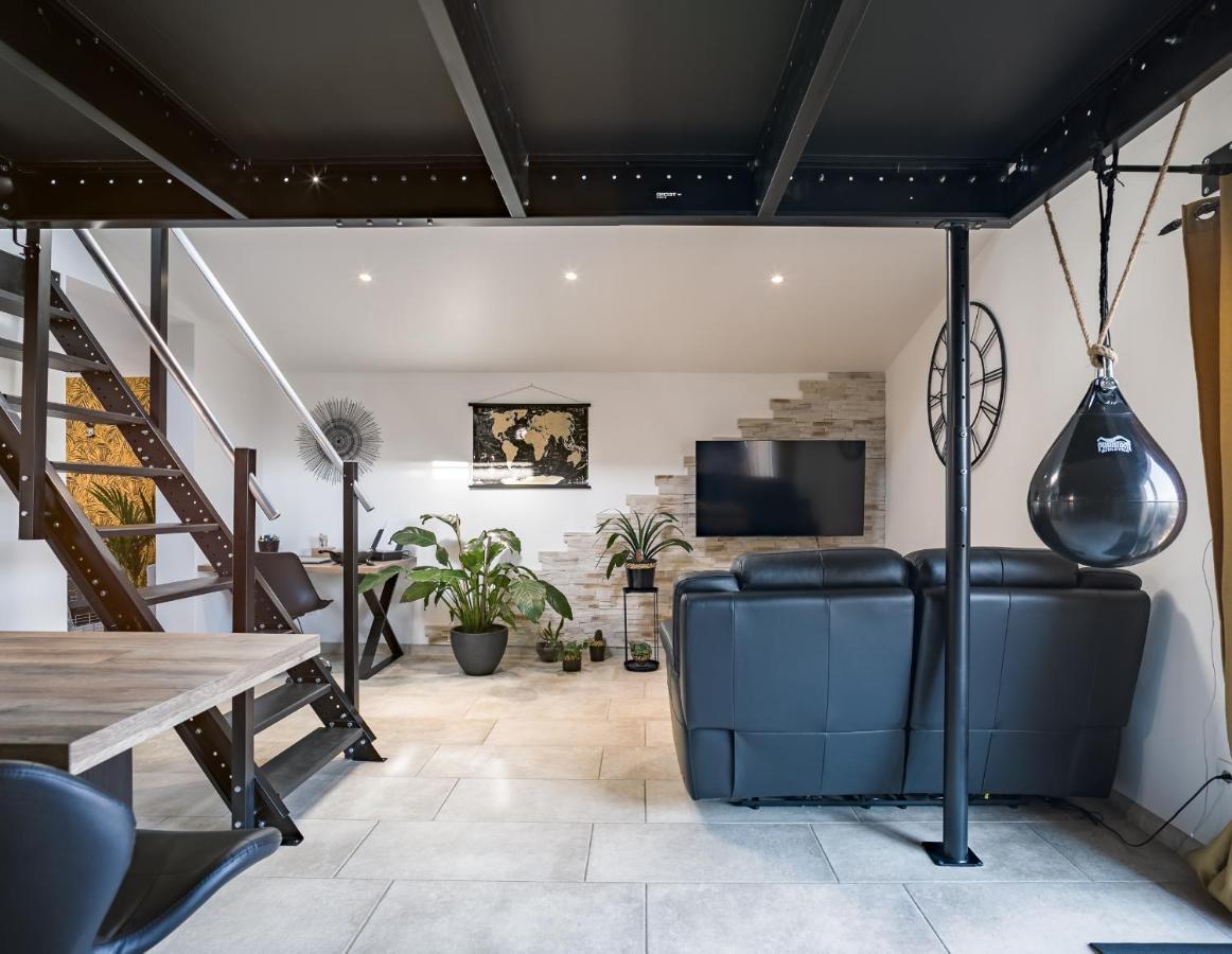 Loft Avec Jardin Et Parking Prive Troyes Exterior foto